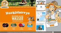 Desktop Screenshot of huckleberrys-tour.de